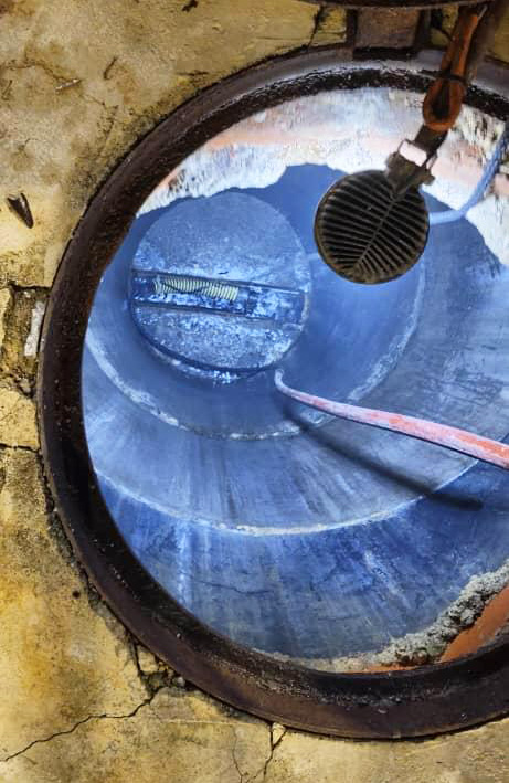 MUE Malaysia team conducting CCTV inspection of underground pipeline